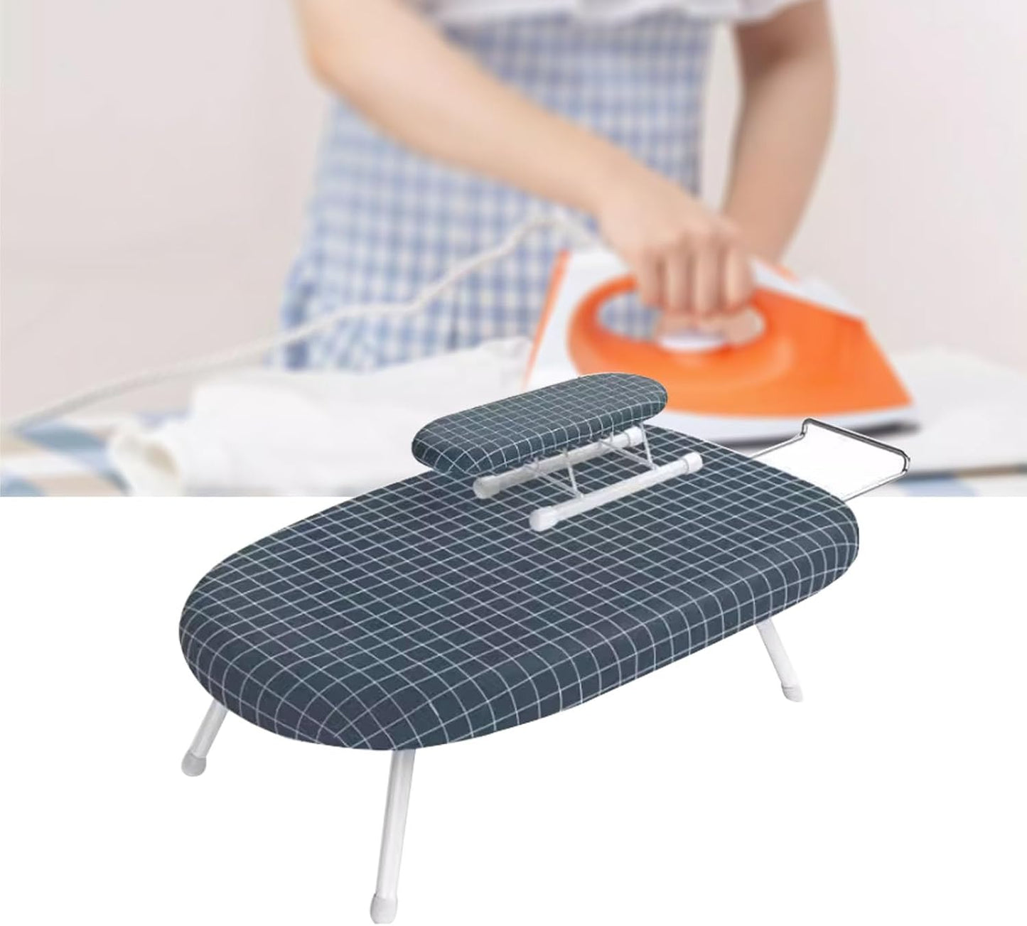 Mini Tavolinë Praktike për Hekurosje dhe Përdorime të Tjera