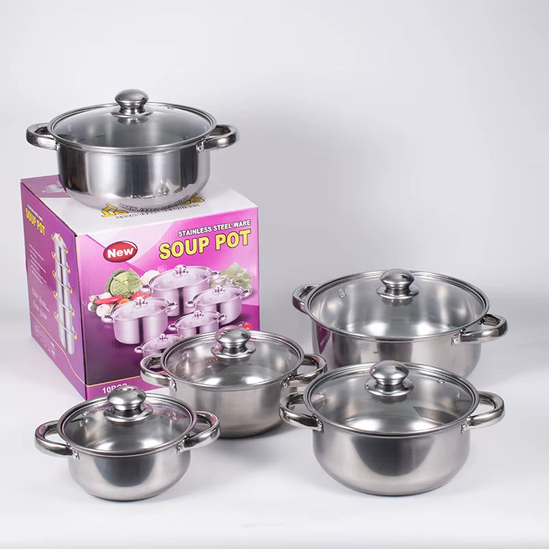 Set tengjere metali 16-24cm