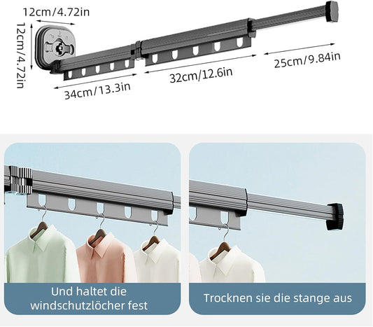 Varrese teleskopike per rroba